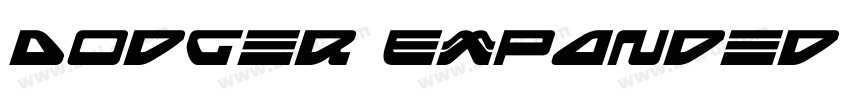 Dodger Expanded Ital字体转换